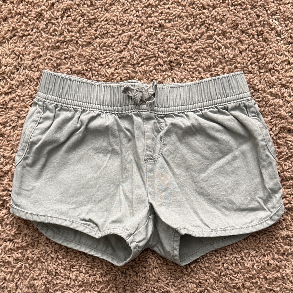 Children’s Place military Green Elastic Shorts